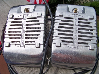 Two New Indoor Outdoor Detroit Diecast Eprad Drive-In Theatre Movie Speaker Set