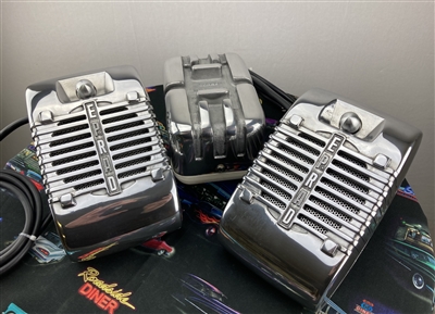 Highly Polished Detroit Diecast Eprad Drive-In Movie Speaker With Junction Box