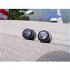 Two New Black Split Shaft RCA Drive-In Movie Speaker Volume Control Knobs