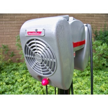 1963 Restored Silver Koropp Bulls Eye Drive-In Movie Speaker Set With J/box