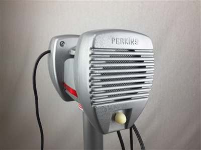 1950's Restored Canadian Perkins Silver Heart Shape Drive-In Movie Speaker Set
