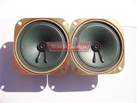 2 New Replacement 4 inch 8 Ohm 5 Watt  Drive In Movie Theatre or PA Speaker Set