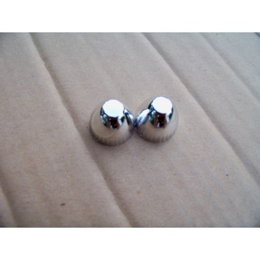 Two New Chrome Plated Cone Shape Famous Drive-In Movie Speaker Knobs