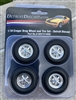 1:18 Classic American Detroit DieCast Chrome Cragar Wheel Tire Set A1805721WDD