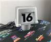 LED Lighted DITMCO Speco Double Faced Number 12 Drive In Movie Aisle Marker Light Sign