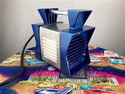 Custom Blue NOS Glenn Koropp Co Aluminum Electric Drive In Movie Theatre Heater