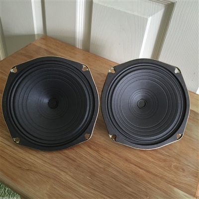 2 NOS 6-1/4" 8 Ohm Replacement Projected Sound CO OP Drive In Movie Theatre Speakers