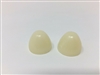 Two New OE NOS Ivory Cone Acorn Shape Famous Drive-In Movie Speaker Knobs