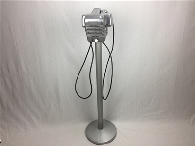 1960s Mark II Drive In Movie Speaker Set With Silver Powder Coated Metal Pole Base