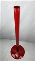 Detroit Diecast Traditional Full Size Glossy Red Drive-In Movie Speaker Metal Pole And Base
