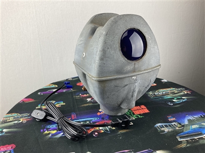 Lighted Out of the Field 1950s Patina Purple Eye Skowhegan Maine Alien COOP Drive-In Movie Speaker Junction Box With LED Light