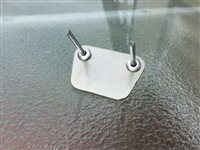 Projected Sound Mark II Drive-In Movie Speaker Rear Cover Hanger With Lip Rivets