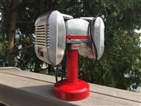 RCA Red Knob Drive-In Theatre Movie Speaker Set With Red Table Top Pole and Base