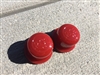 Two New Red RCA Drive-In Movie Speaker Volume Control Knobs
