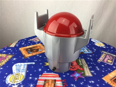 1950's Restored Silver Simplex Drive-In Movie Speaker Junction Box With Red Dome