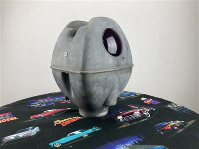 Lighted Out of the Field 1950s Patina Royal Purple Eye Skowhegan Maine Alien COOP Drive-In Movie Speaker Junction Box With LED Light
