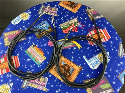 Pair of NOS Speco Theft proof 6-Foot Replacement Drive-In Movie Speaker Cords